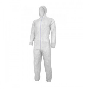 Combinezon zugrav de protectie, PP, alb, marimea XL