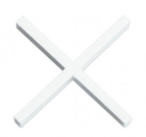 Distantiere lungi ( Cruciulite ) pt. placi - gresie si faianta - Rost 2 mm - L - 300 buc - RUBI-2952 - Img 1