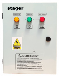 Panou de automatizare monofazata Stager YPA20063F12S, 63A, 12Vcc, protectie - Img 1