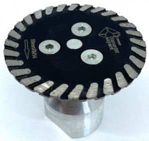 Disc DiamantatExpert pentru gresie portelanata, placi dure 50mm x M14 Premium - DXDY.DP50 - Img 2