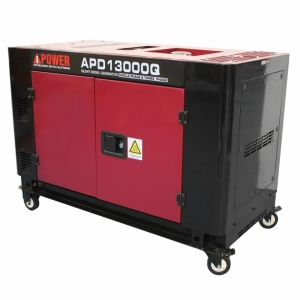 Generator de curent insonorizat AiPower APD13000Q putere maxima 11,0 kW 230/400V Diesel ATS inclus - Img 5