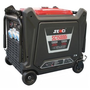 Generator inverter monofazat SENCI SC15000iE 13.0 kW 230V electric start 2 telecomenzi ATSR - Img 6