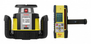 SET Nivela Laser Rotativa Rugby CLH, Combo + CLX 200 - Leica-6012276 - Img 1