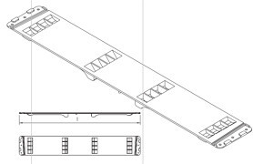 Conector prelata tip Edscha Lite Plus L-570mm. Suer.. Cod: 660034210