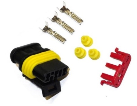 Conector AMP 3 pin Superseal Solaris