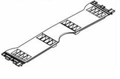 Element conector prelata Sesam „700”, 689mm. Cod: 650.000210