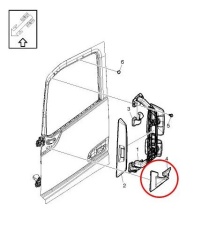 capac brat oglinda dreapta volvo e6