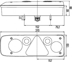 Lampa stop spate LED KOGEL MEGA-MAXX dreapta - Img 2