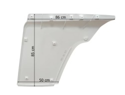 spoiler stanga cabina scania s
