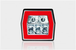 Lampa stop 3 camere cu LED