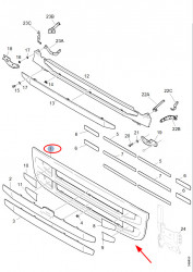 grila radiator Scania