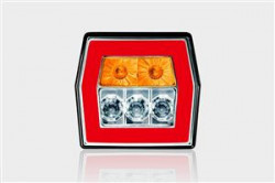 Lampa stop 3 camere cu LED