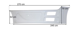 spoiler lateral stanga mercedes actros mp5