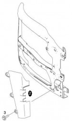 deflector aer dreapta bara man tgx