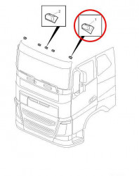 lampa pozitie Volvo FH4
