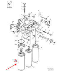 filtru ulei bypas Volvo
