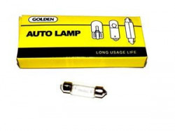 Bec 24V 5W (sofit) Golden