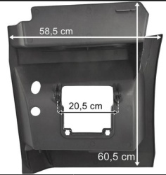 scara gri inaltime 47cm