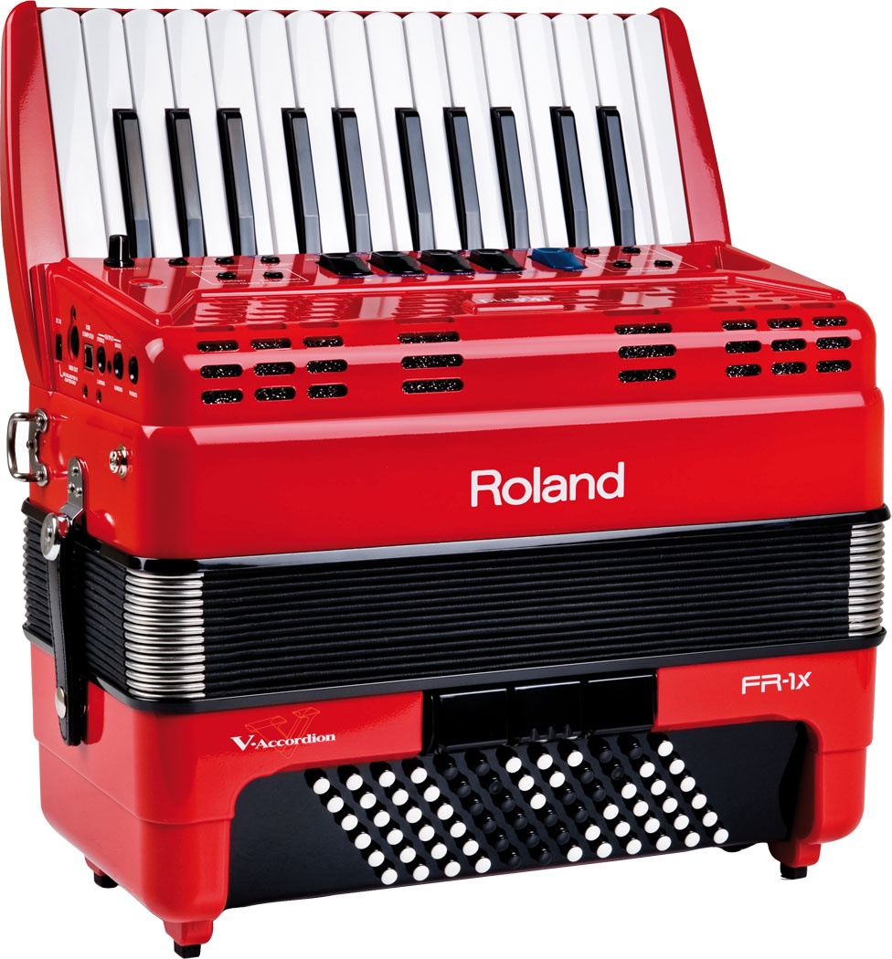 Roland FR-1x Red – Acordeon Digital V-Accordion 26 Clape / 72 Bas