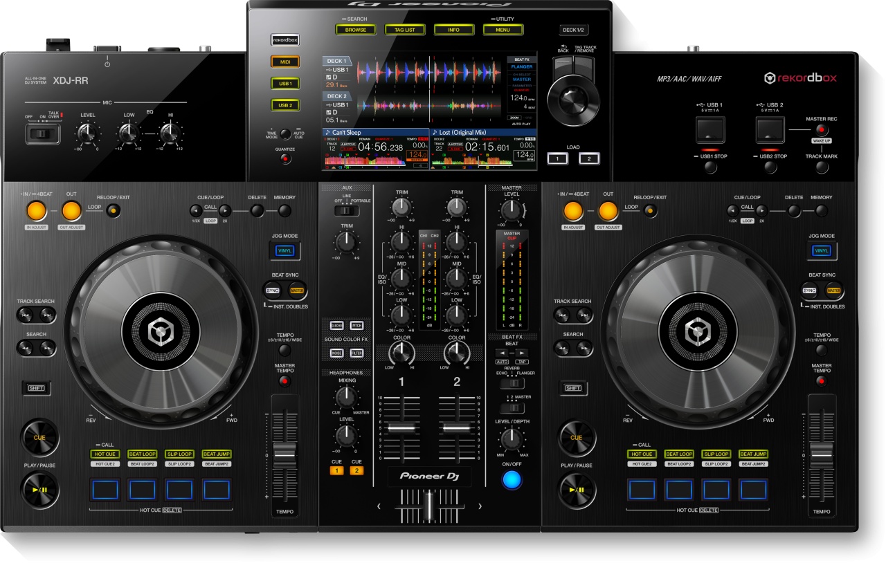 Pioneer DJ XDJ-RR – Sistem DJ All-in-One cu 2 Canale și Ecran de 7