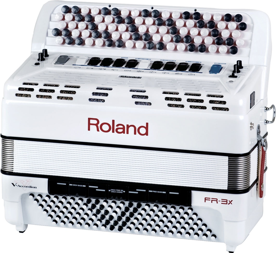 Roland FR-3XB White – Acordeon Digital Alb V-Accordion 92x120