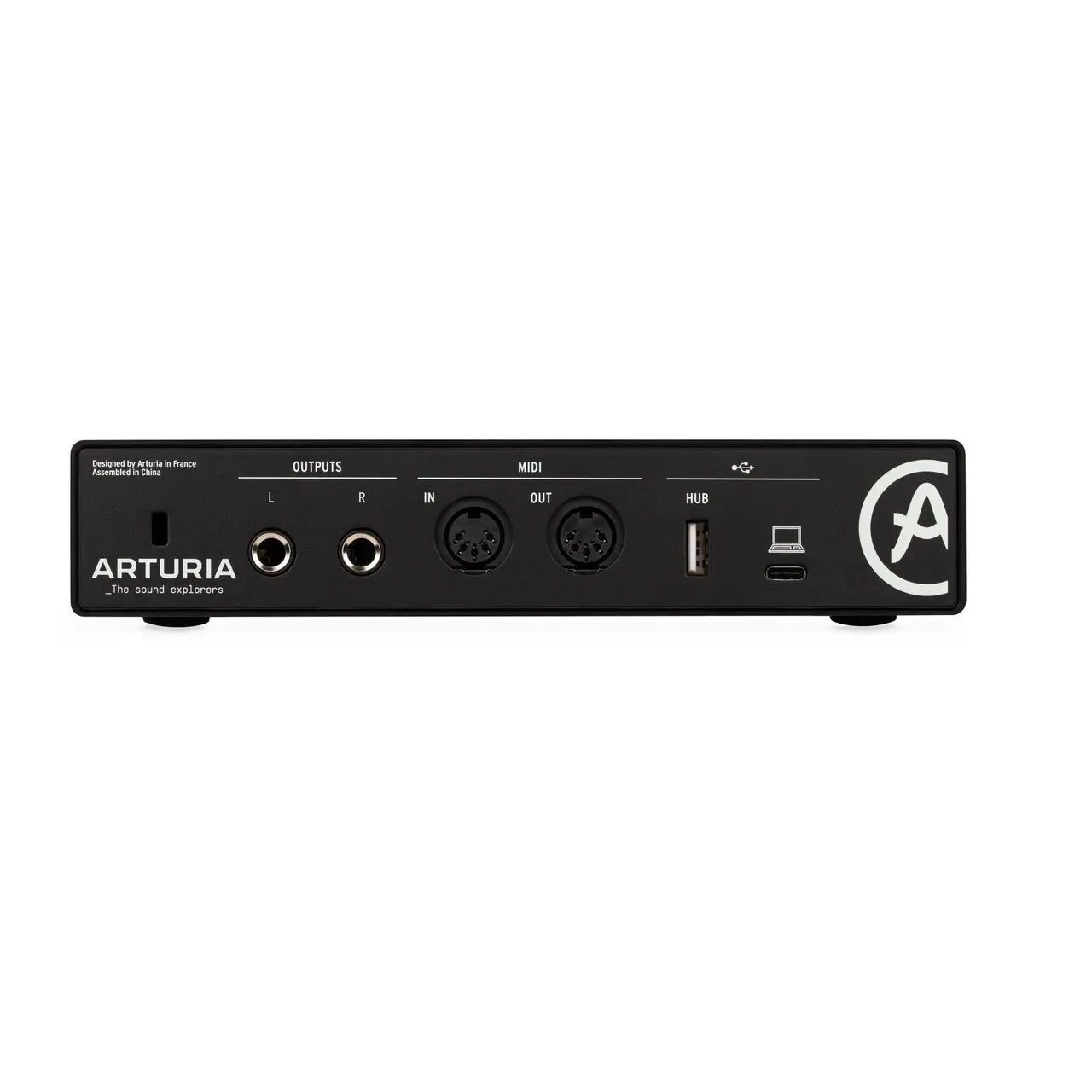 Arturia MiniFuse 2 Black – Interfață Audio USB 2x2 cu MIDI pentru
