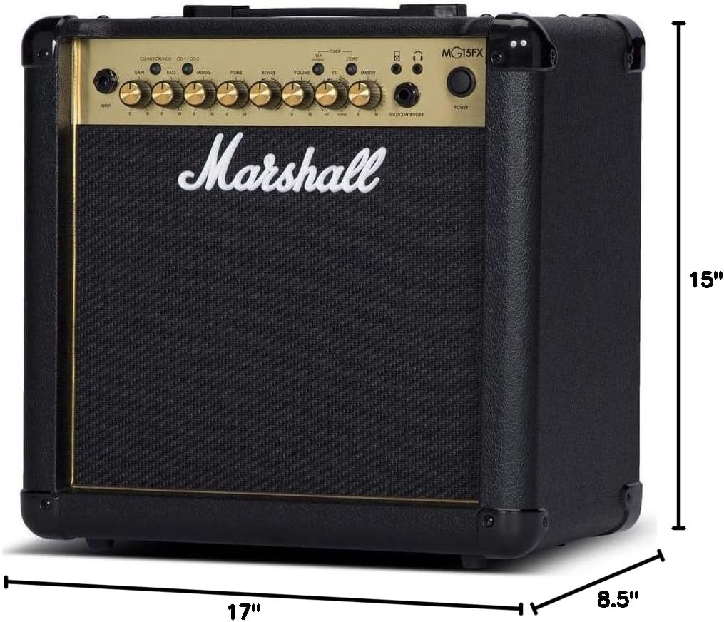 Marshall MG15GFX Amplificator Chitară 15W cu Efecte | MusicShop