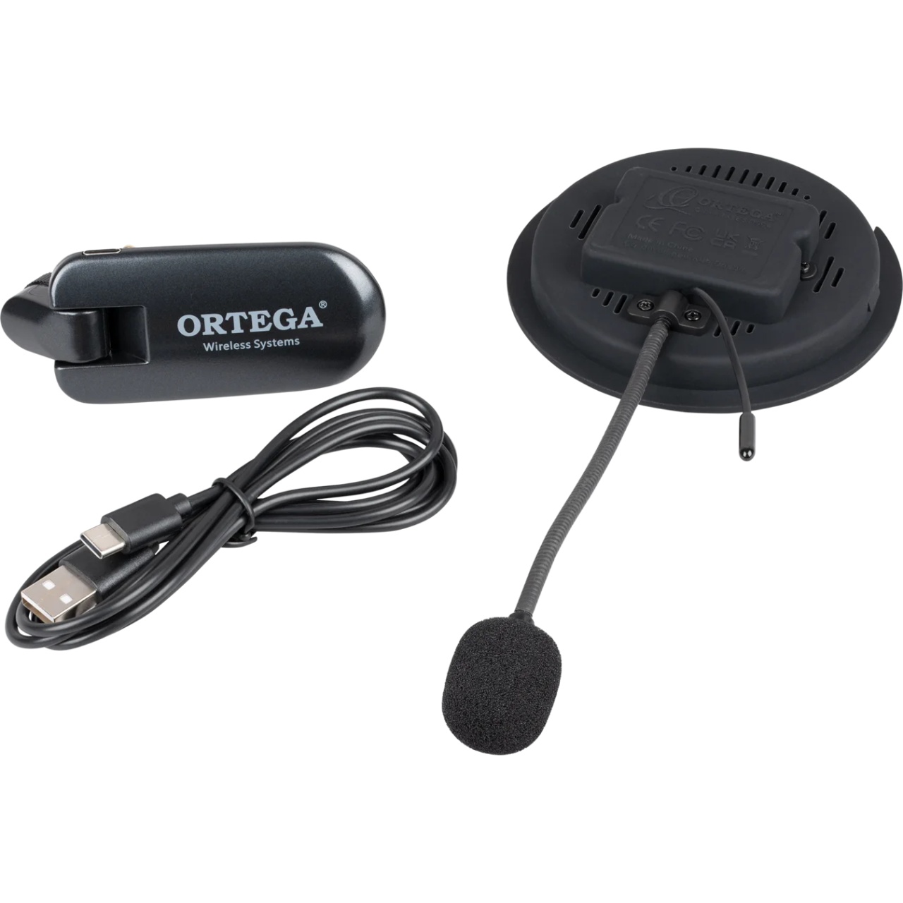 Ortega OSWS86 Sistem wireless UHF pentru chitară clasică, 86 mm