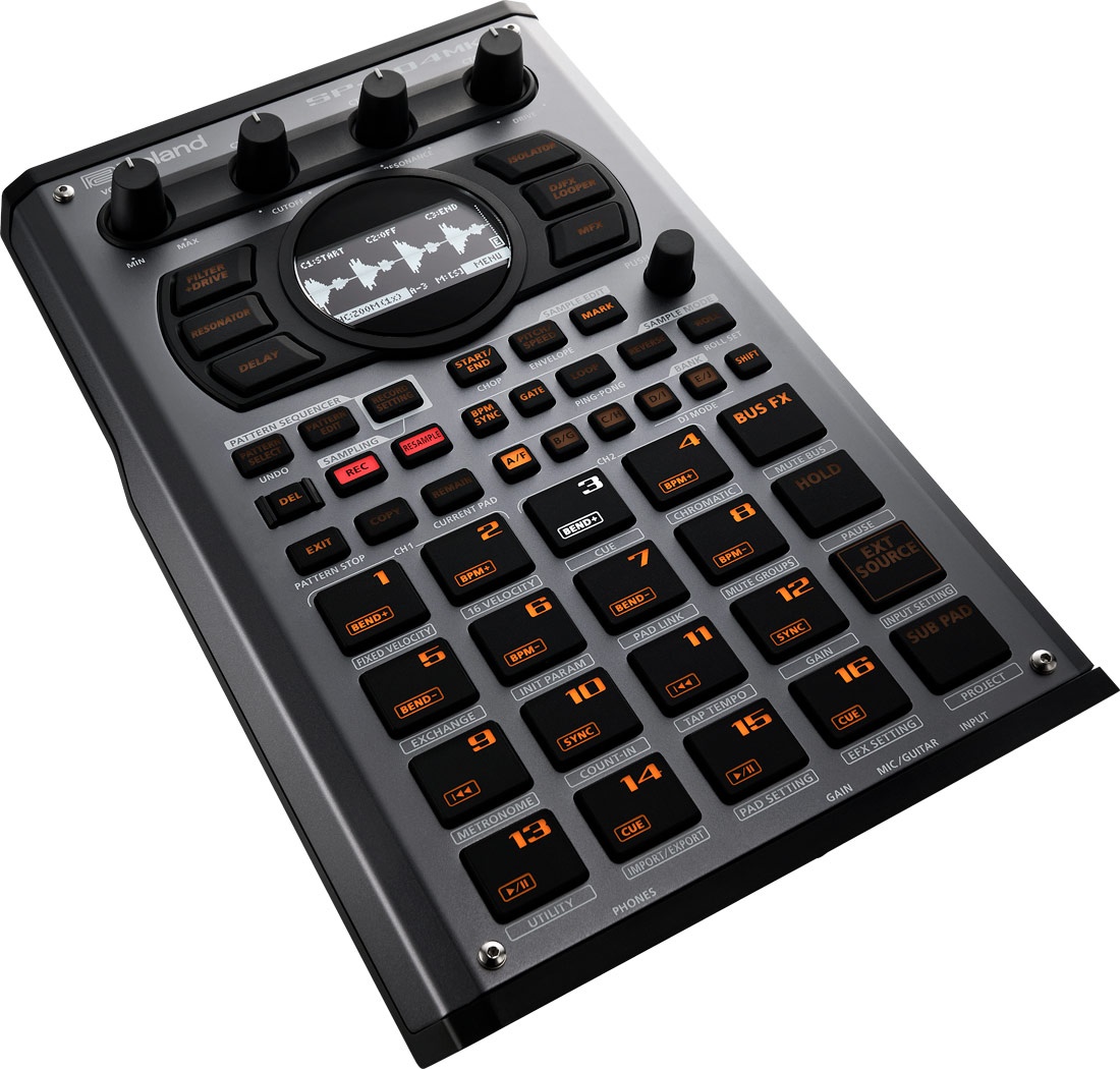 Roland SP-404MKII Sampler Portabil cu OLED și Pad-uri Sensibile