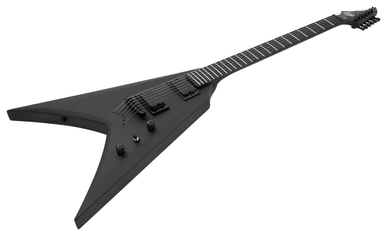 S by Solar VB4.6C – Chitară electrică V-shape pentru metal modern
