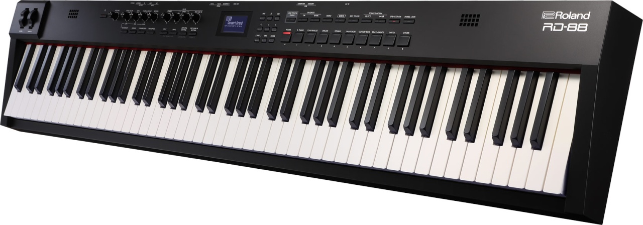 【極美品・修理点検済】Roland RD-88 Roland RD‑88 - Pian de scenă compact cu ZEN‑Core și claviatură PHA