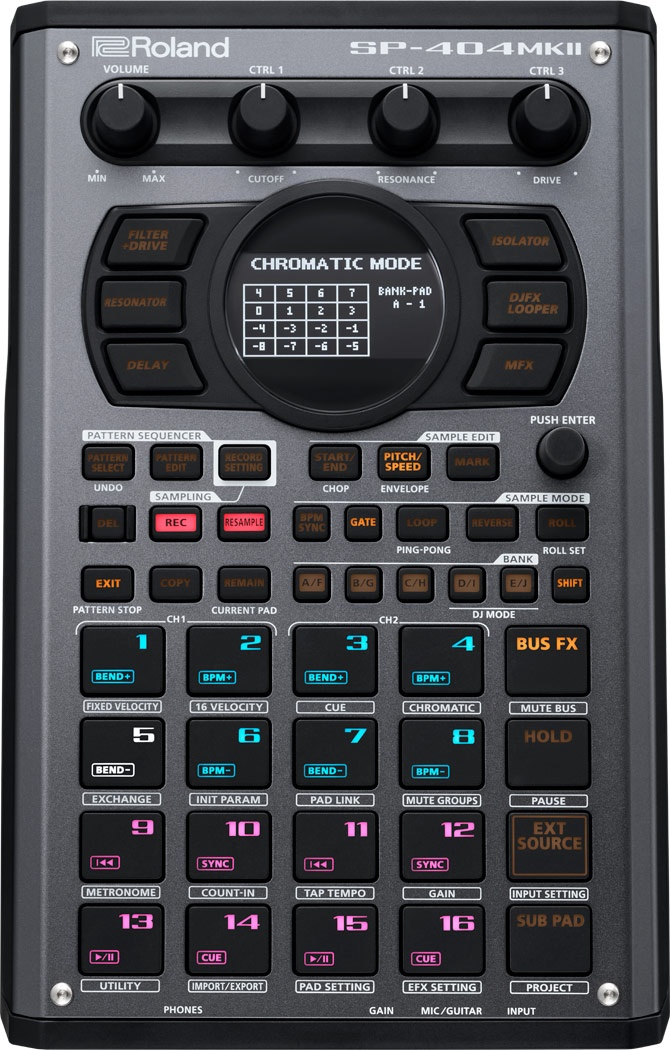 DTM・DAW Roland SP-404MKII Roland SP-404MKII Sampler Portabil cu OLED și Pad-uri Sensibile