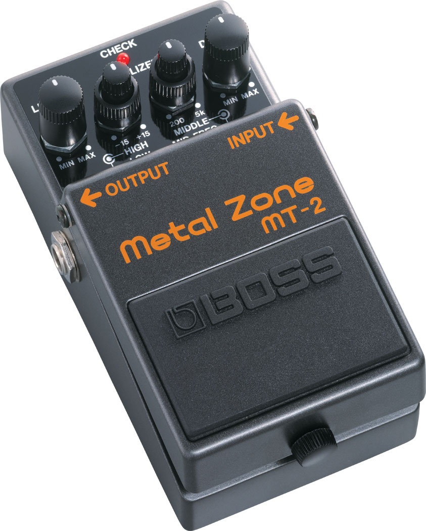BOSS MT-2 Metal Zone – Pedală Distorsie High-Gain cu EQ Avansat