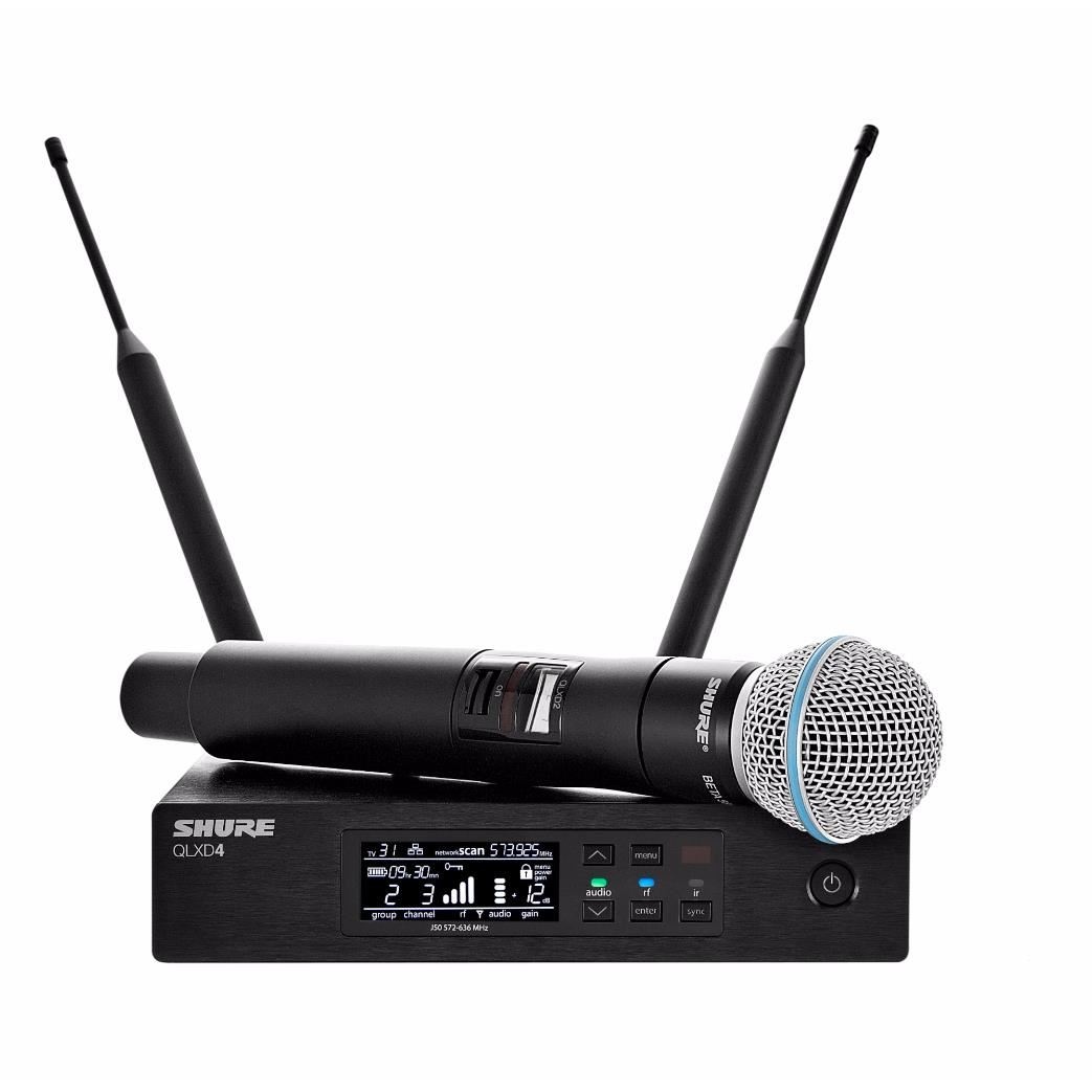 Shure UC4/Uc2-BG3.1, USA 製、動作確認済み。 Shure QLXD24E/BETA58-H51 – Sistem Wireless Digital Profesional