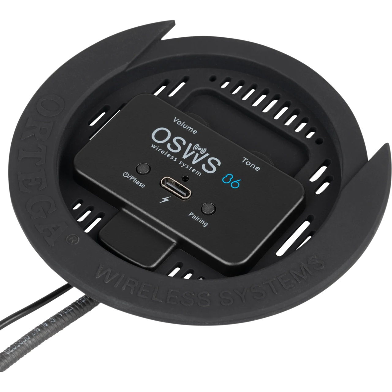 Ortega OSWS86 Sistem wireless UHF pentru chitară clasică, 86 mm