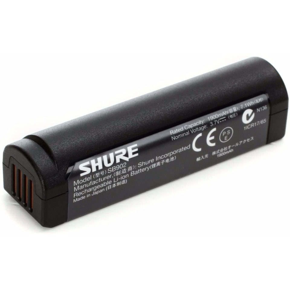 Acumulator Lithium-Ion Pentru Sisteme Wireless GLXD Shure SB902