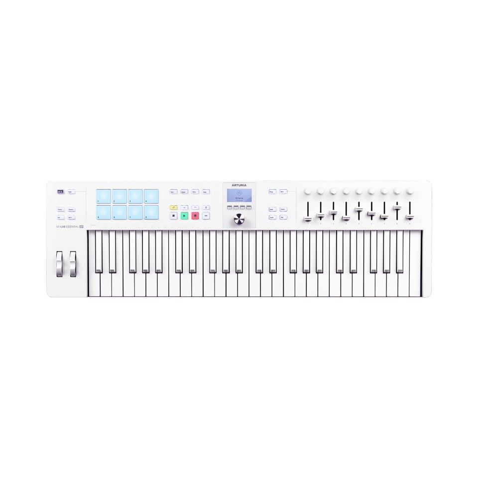 Arturia KeyLab Essential 49 mk3 Alpine White | MusicShop
