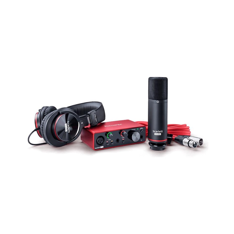 Interfata Audio Focusrite Scarlett Solo Studio Set 3rd Gen