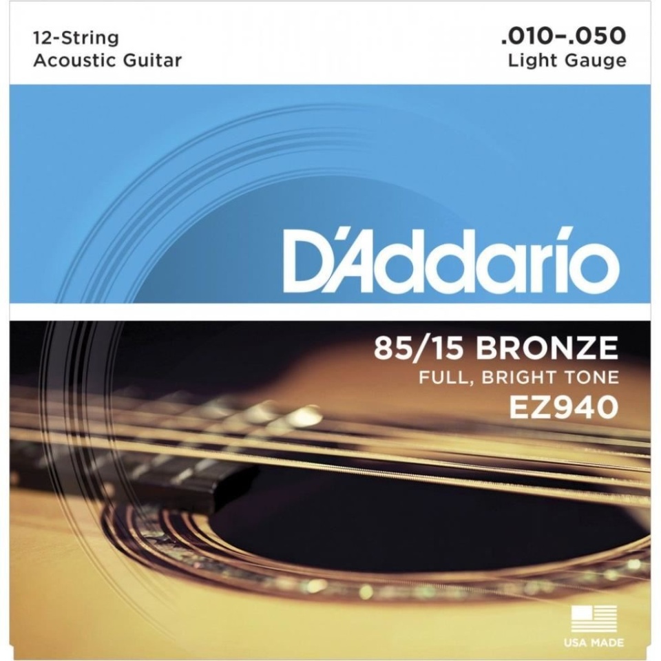 Corzi Chitara Acustica - Light 12 Strings - D'Addario EZ940