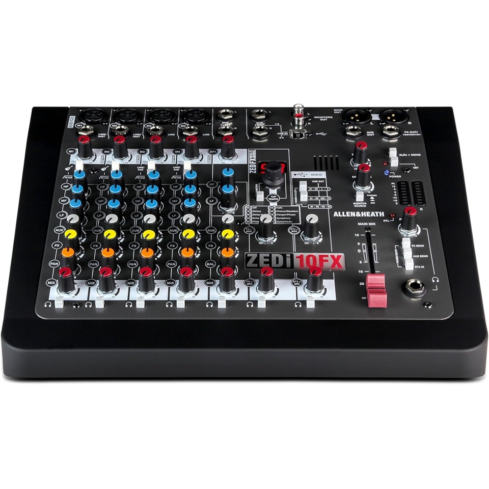 Allen & Heath ZEDi-10FX – Mixer audio cu USB 4×4 și efecte
