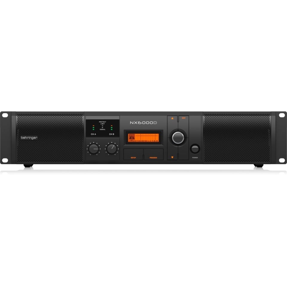 Behringer NX6000D – Amplificator de Putere Ultra-Ușor de 6000W cu DSP Integrat