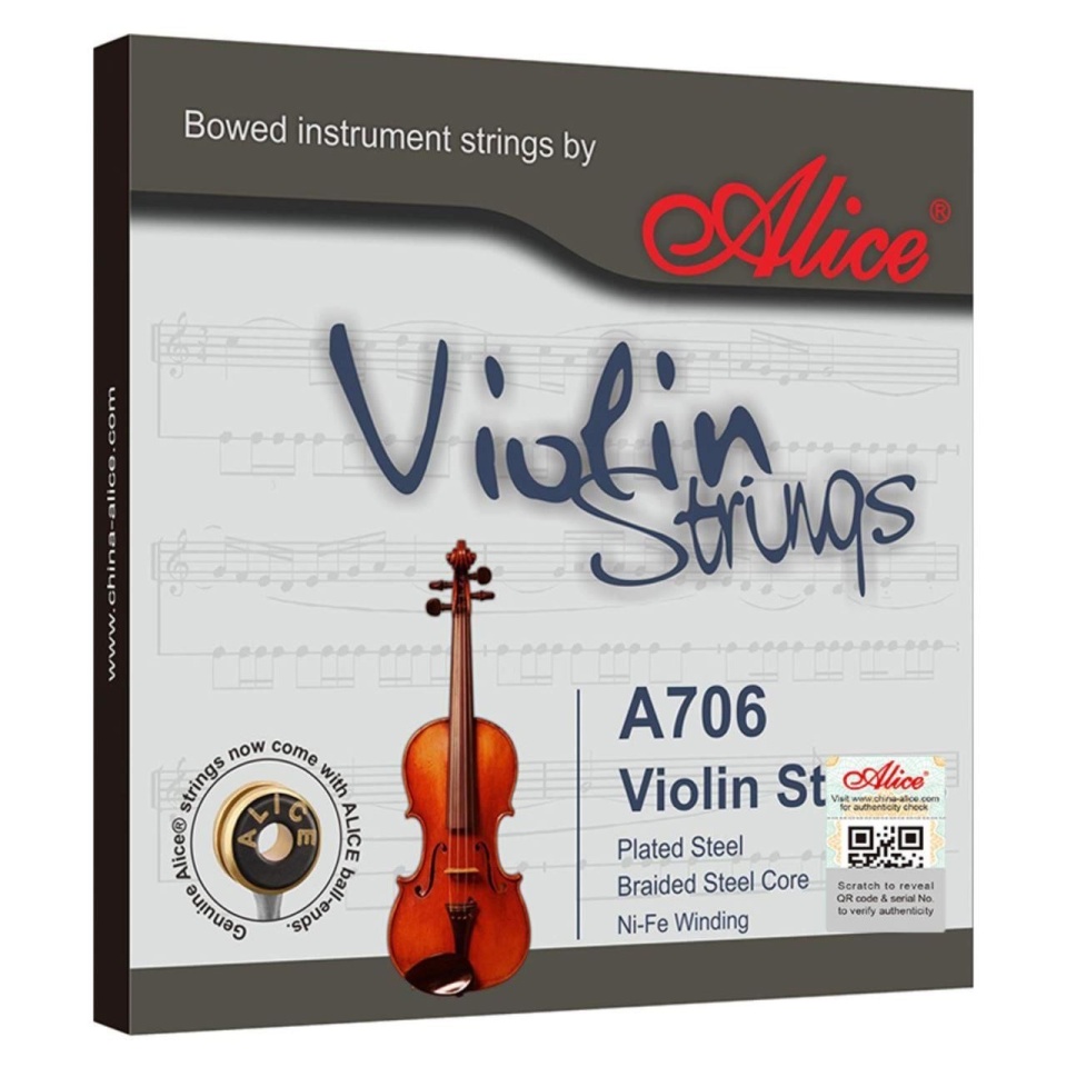 Set Corzi pentru Vioara 4/4 - Alice A706