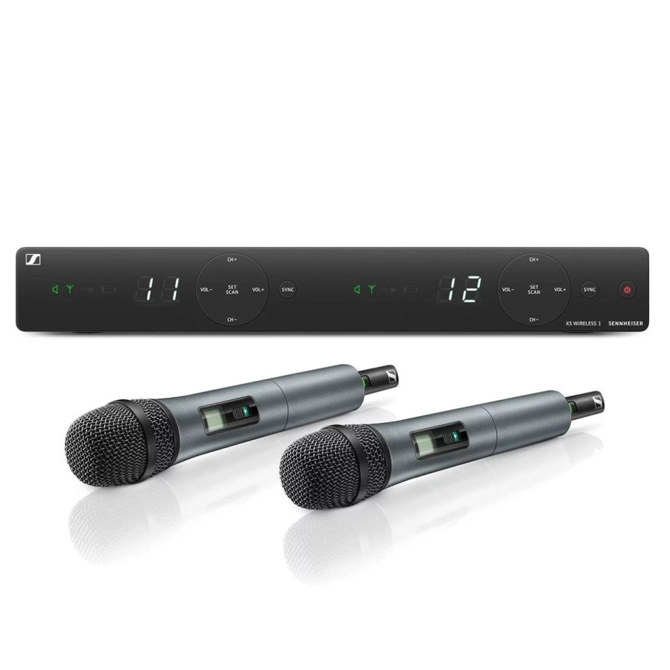 Sistem Wireless cu Doua Microfoane de Mână Sennheiser XSW 1-835 Dual A
