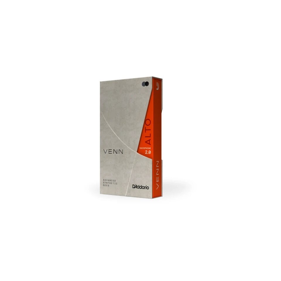 D’Addario VENN Alto Sax 2.0 – Ancie Sintetică Premium Generația a 2-a pentru Saxofon Alto