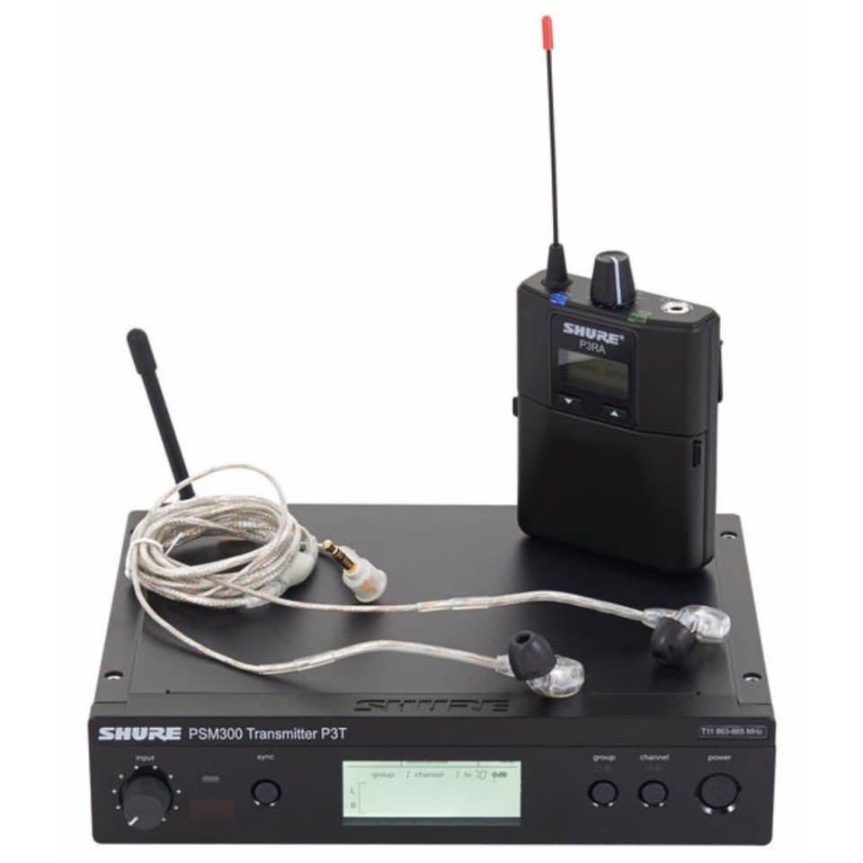 Sistem de Monitorizare In-Ear Wireless Shure PSM300 Premium - SE215