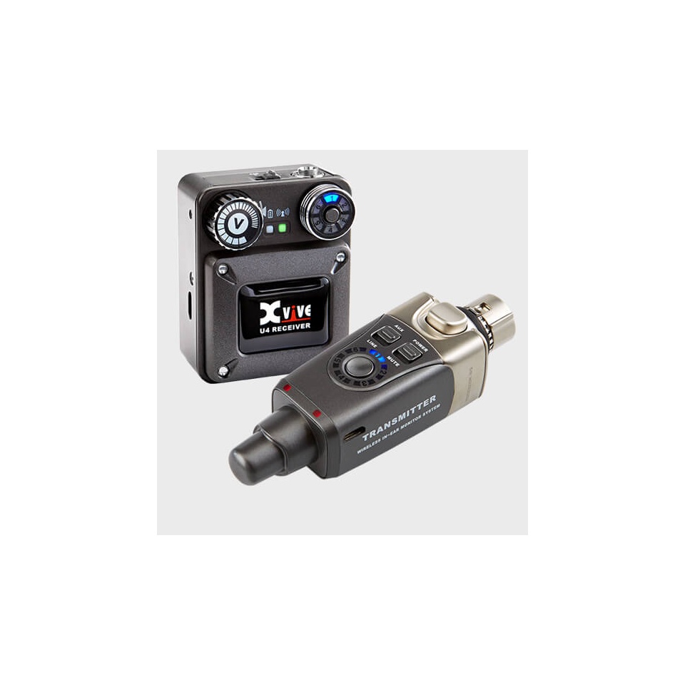 Xvive U4 – Sistem Wireless In-Ear Monitor 2.4GHz pentru Scenă și Studio