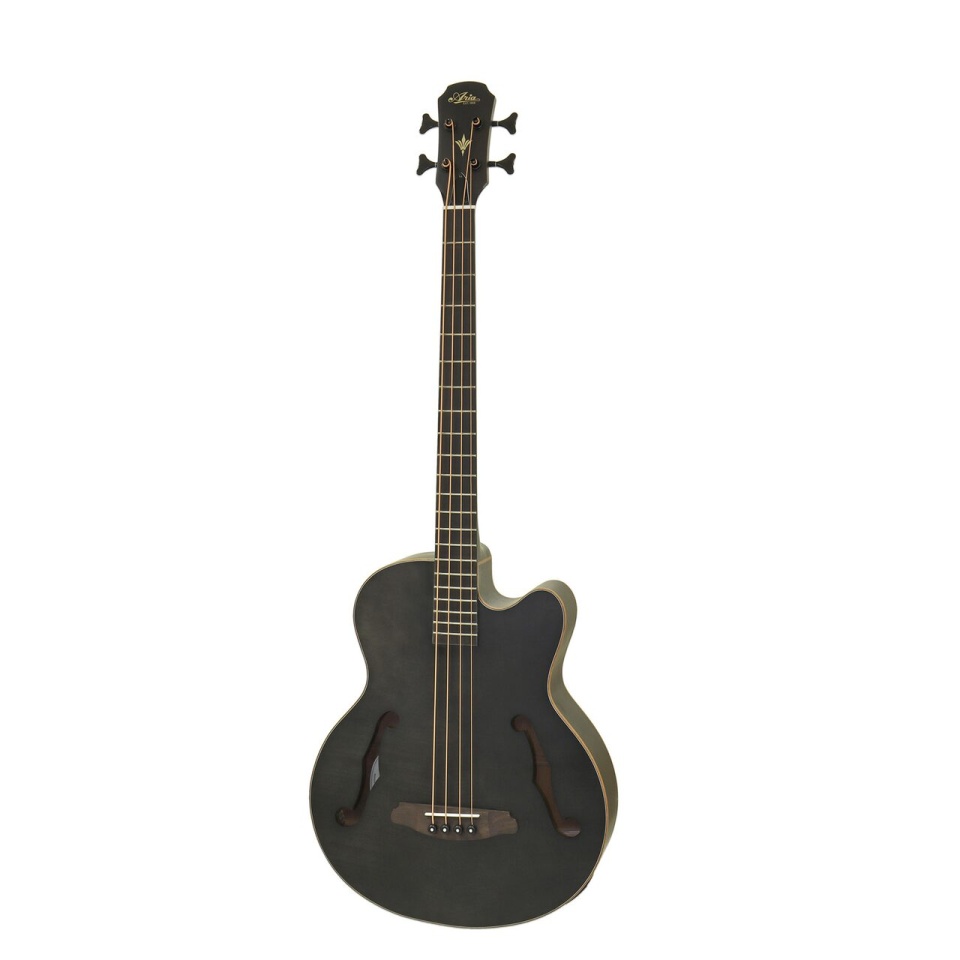 Aria FEB-F2M STBK – Chitară Bas Electro-Acustică Medium Scale Stained Black