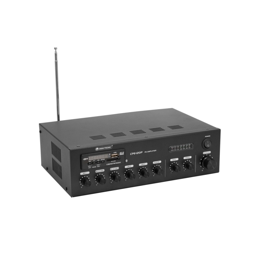 Omnitronic CPE-120P - Amplificator PA cu Mixer Integrat