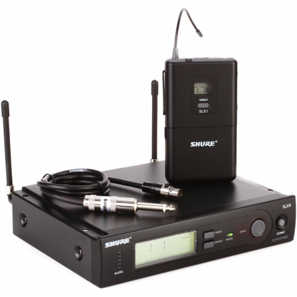 Sistem Bodypack Wireless Pentru Chitara si Bass Shure SLX14