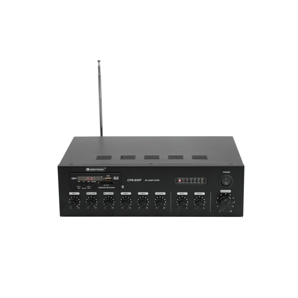 Omnitronic CPE-60P - Amplificator PA cu Mixer Integrat